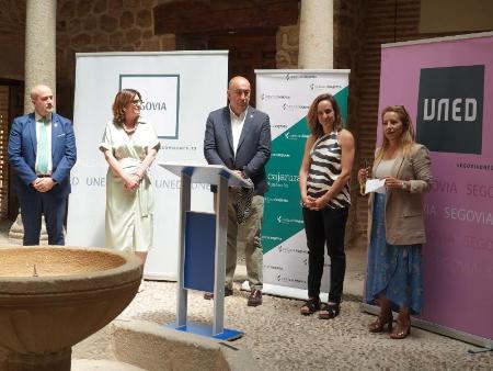 Imagen La Diputación de Segovia colabora con el Centro Asociado de la UNED en el ciclo de capacitación para emprendedores y profesionales